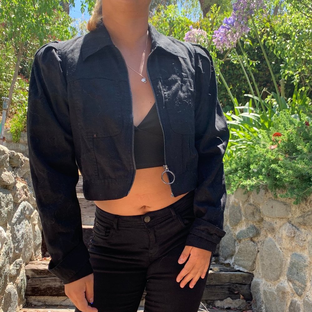 Danielle Bernstein Puff Sleeve Jacket